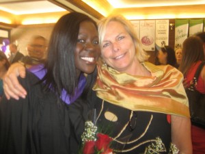 Rashida Usman at her UVic Law School graduation.